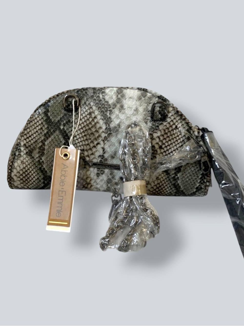 Abbie & Emmie Crossbody Animal print Snakeskin Bag Convertible Clutch Multicolor